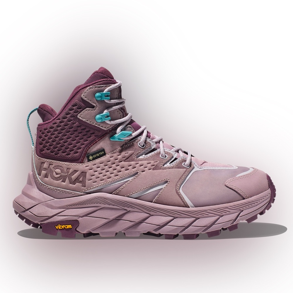 Hoka Women's Shoes in Purple and Teal